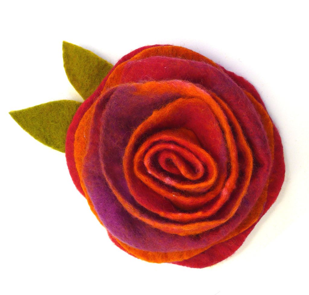 Learn to Make a Handmade Felt Rose : Online Course by Gilliangladrag
