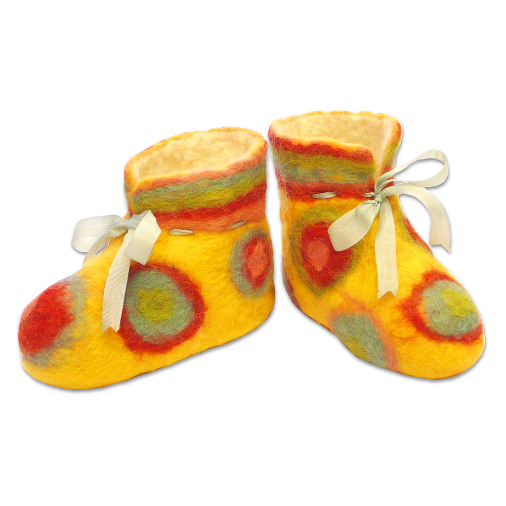 Cushty Carnival Felting Baby Bootie Kit