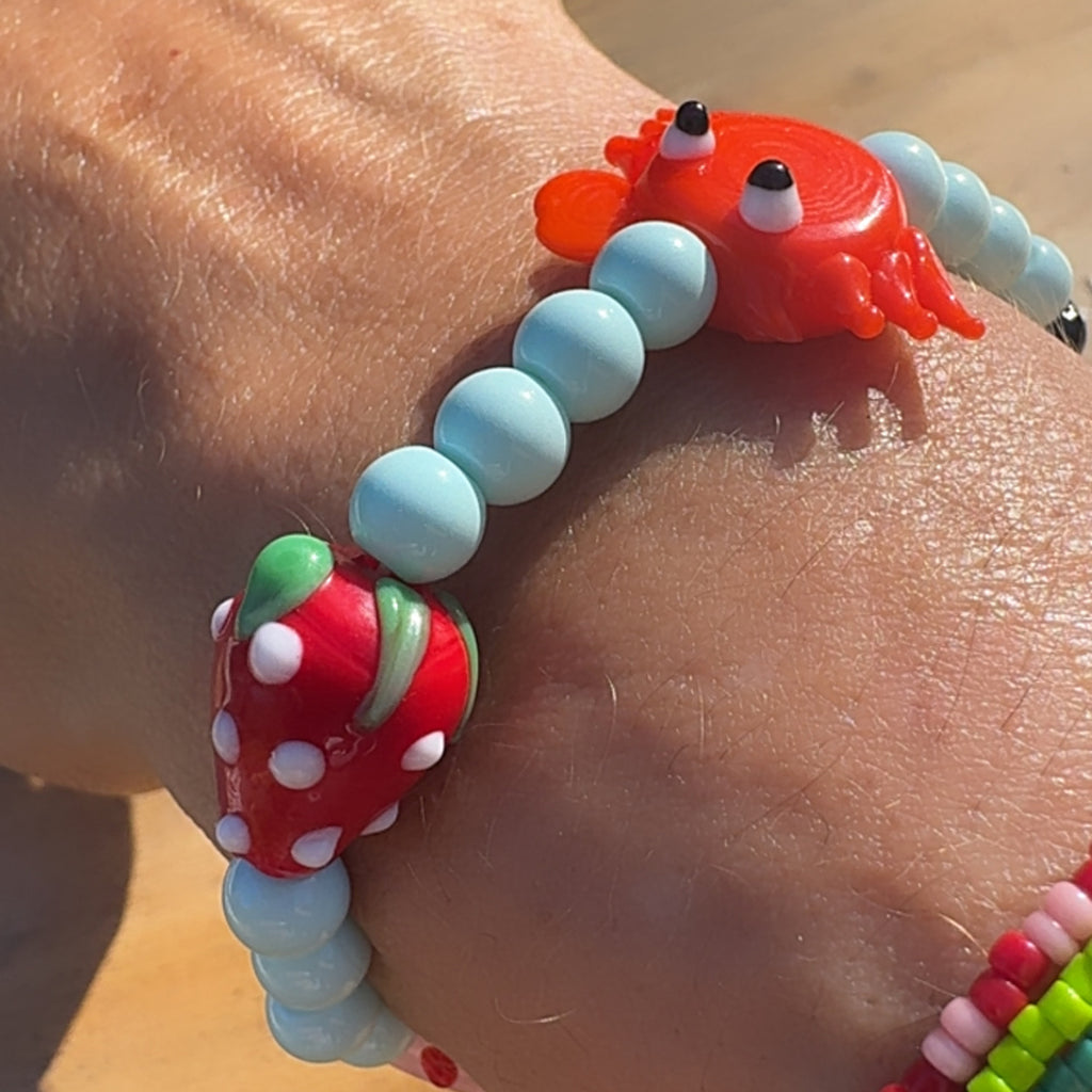 Summer Vibes Bracelet Kit with Glass Beads