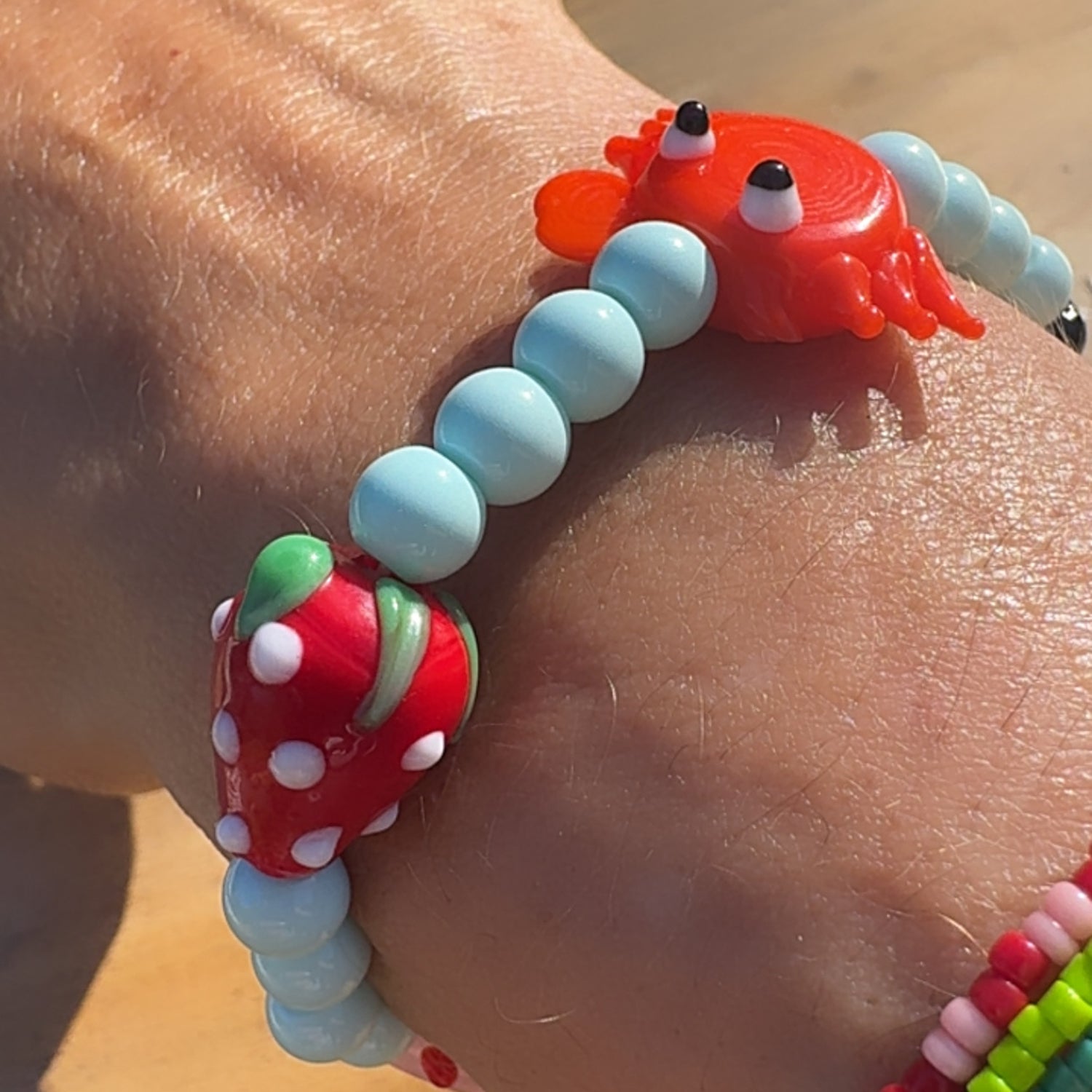 Summer Vibes Bracelet Kit with Glass Beads