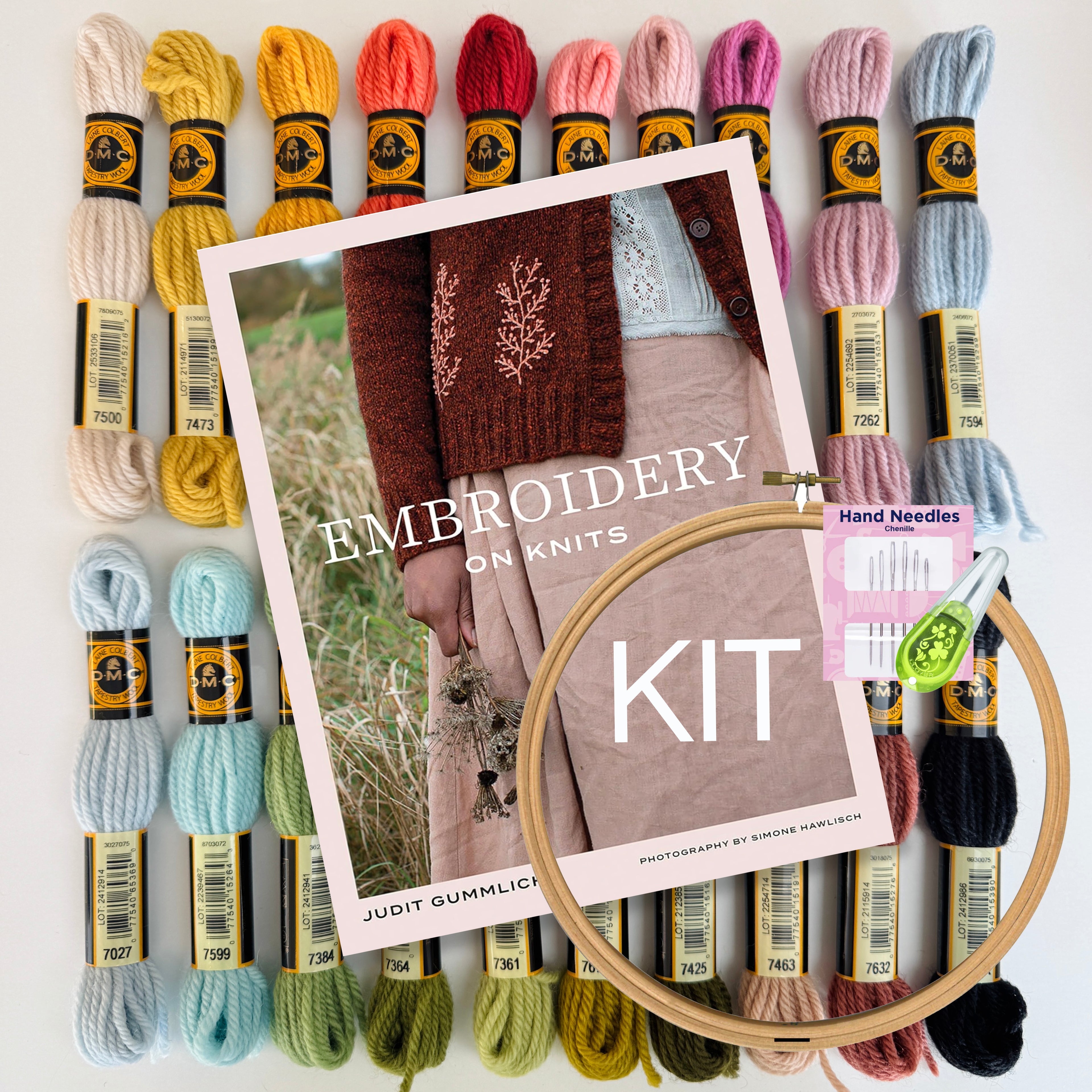 Embroidery on Knitting Pack | Complete Starter Kit