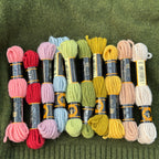 Wool Hand Embroidery on Knitting Workshop