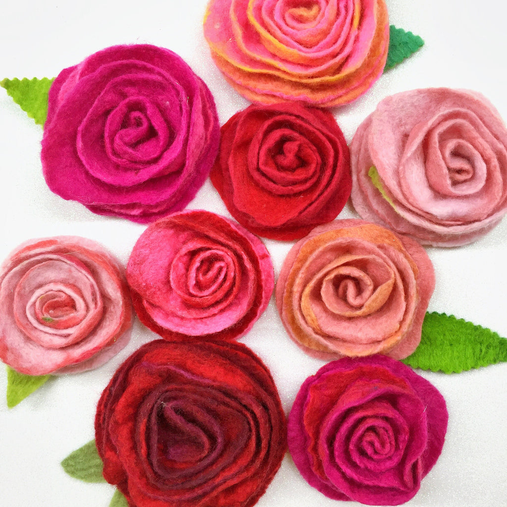 Learn to Make a Handmade Felt Rose : Online Course by Gilliangladrag