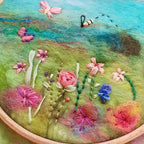 Feltbroidery : Felting Pictures + Embroidery Workshop