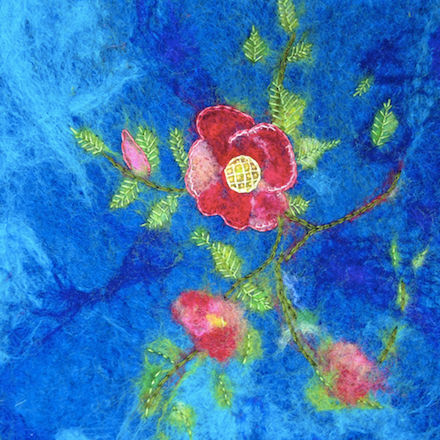 Feltbroidery : Felting Pictures + Embroidery Workshop