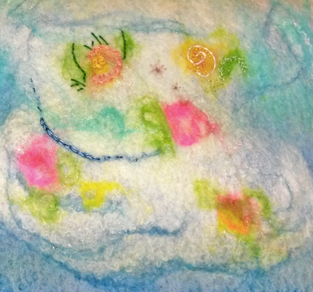 Feltbroidery : Felting Pictures + Embroidery Workshop