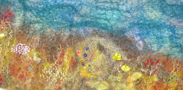 Feltbroidery : Felting Pictures + Embroidery Workshop