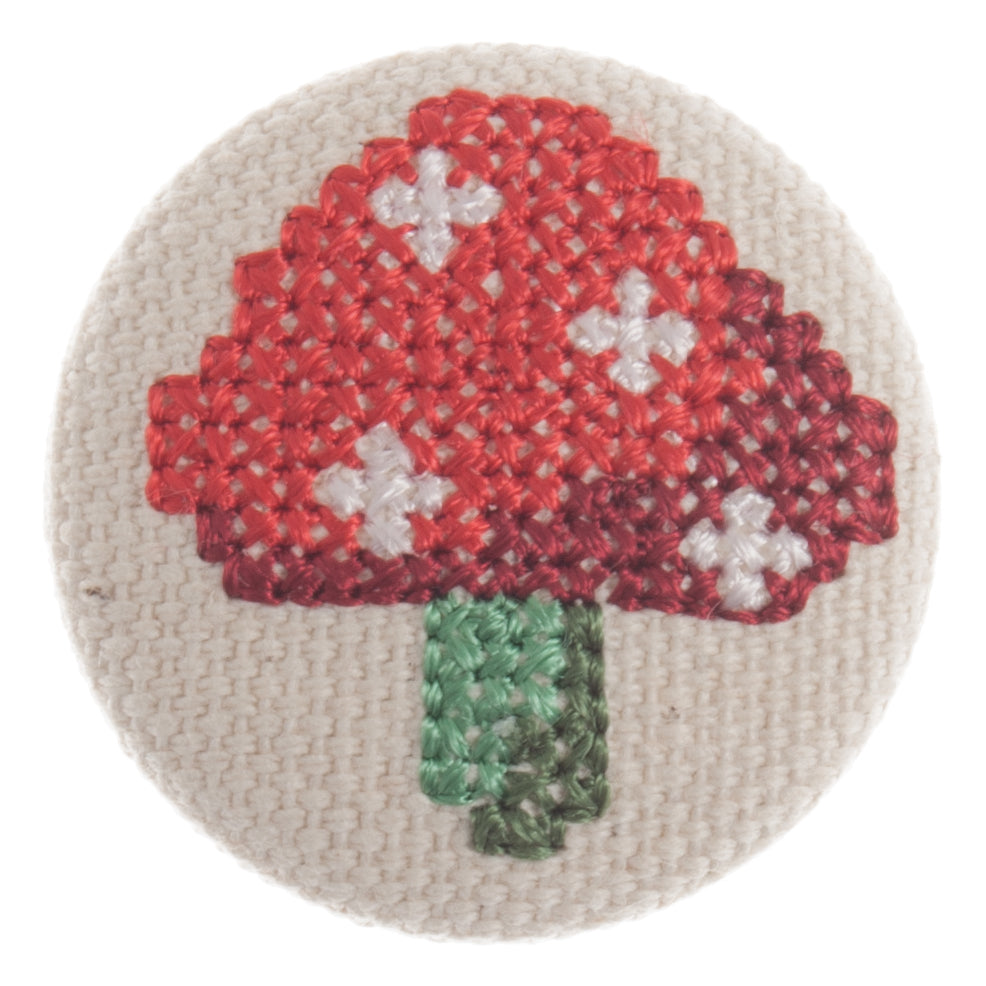 Woodland Toadstool Button : 30mm