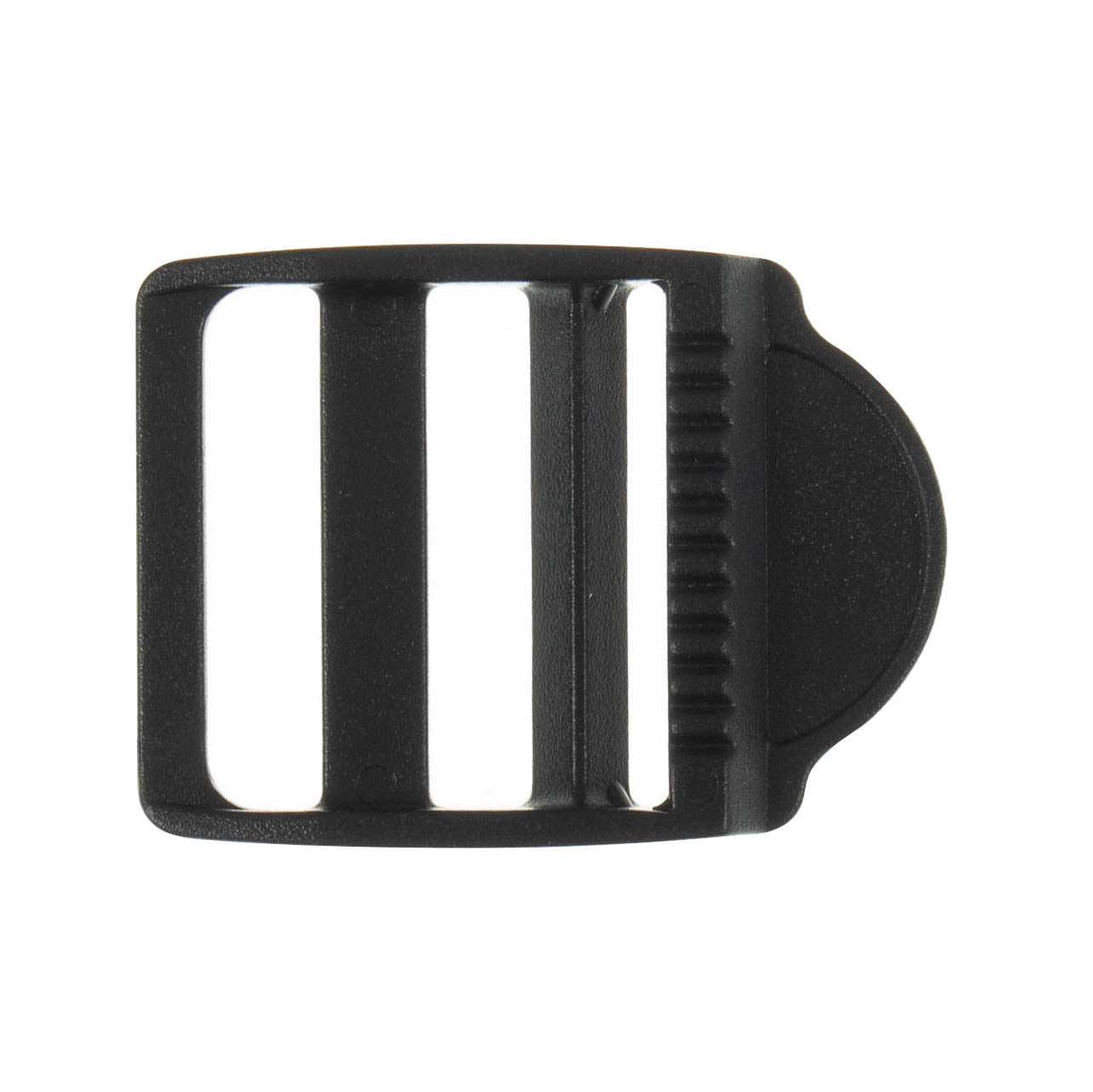 Buckle: Plastic Strap Adjuster: 25mm: Black