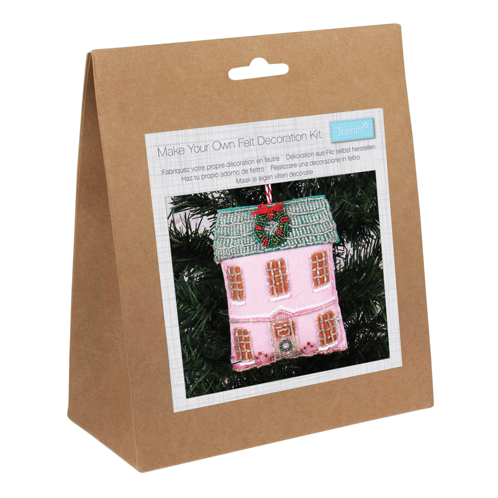 Beaded House Felt Decoration Kit