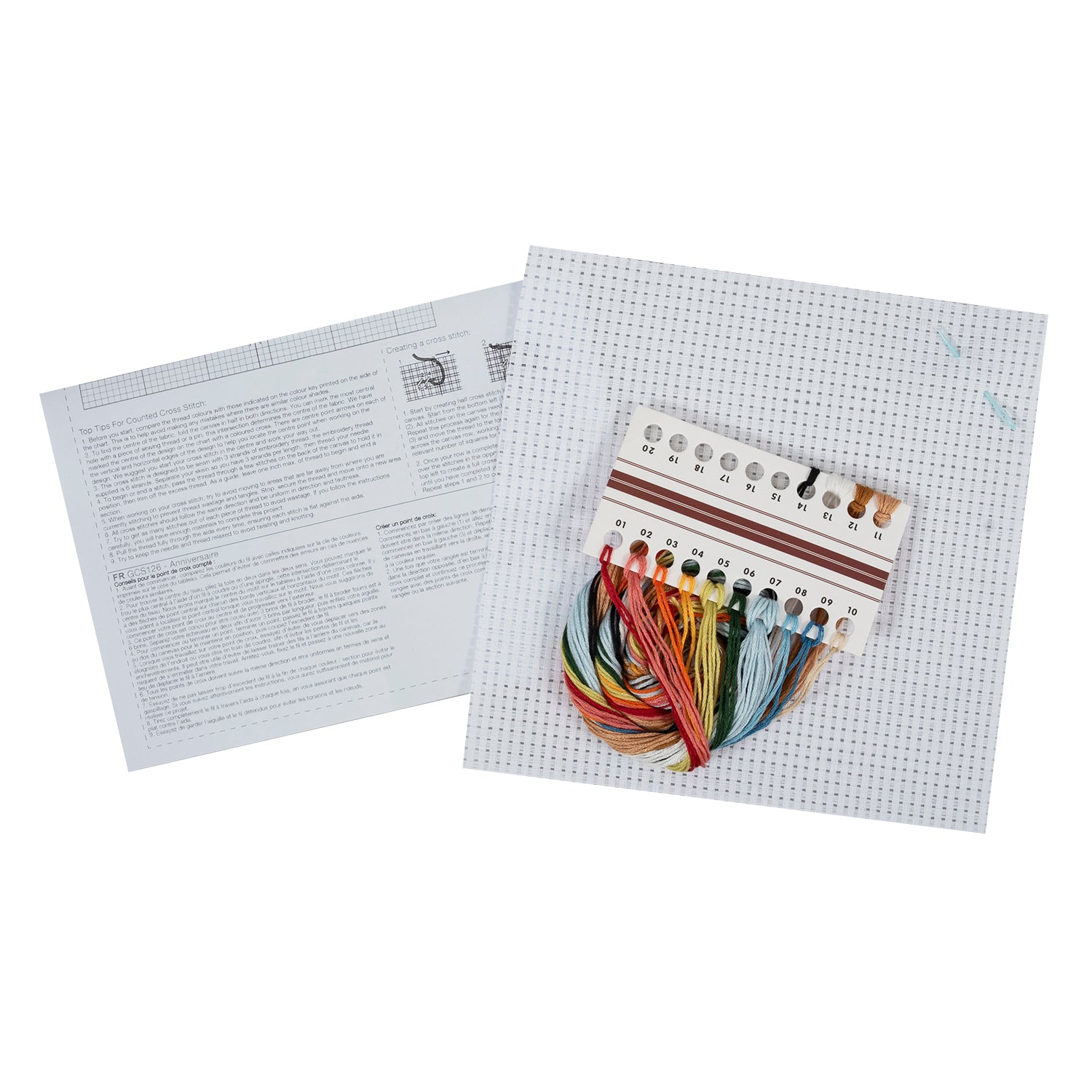 Cross Stitch Bunny Kit : Beginner Counted Cross Stitch