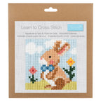 Cross Stitch Bunny Kit : Beginner Counted Cross Stitch