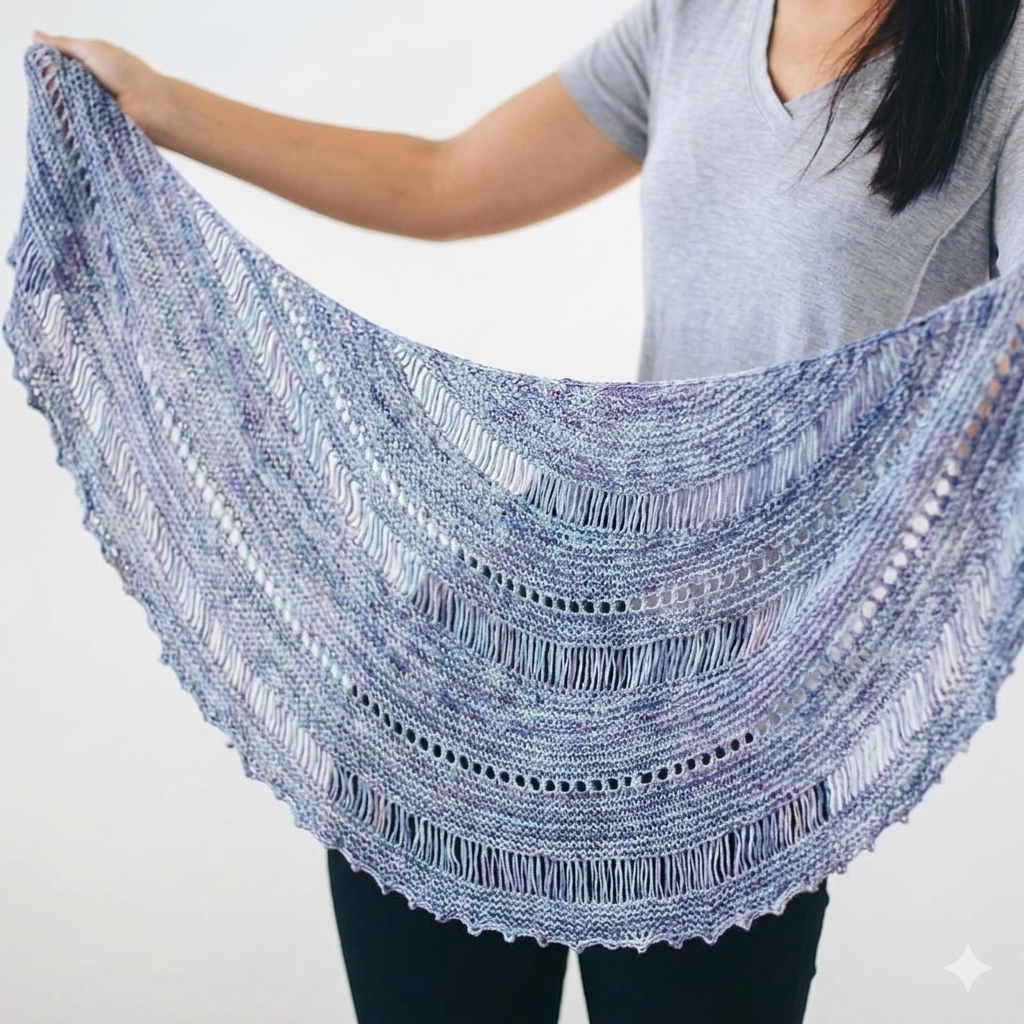 Storm Shawl Knitting Kit Pack