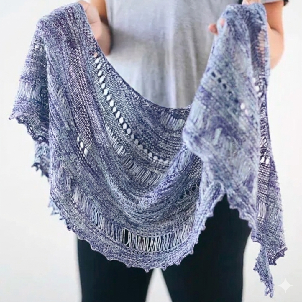 Storm Shawl Knitting Kit Pack