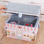 Sewing Box : Embroidered : Patisserie