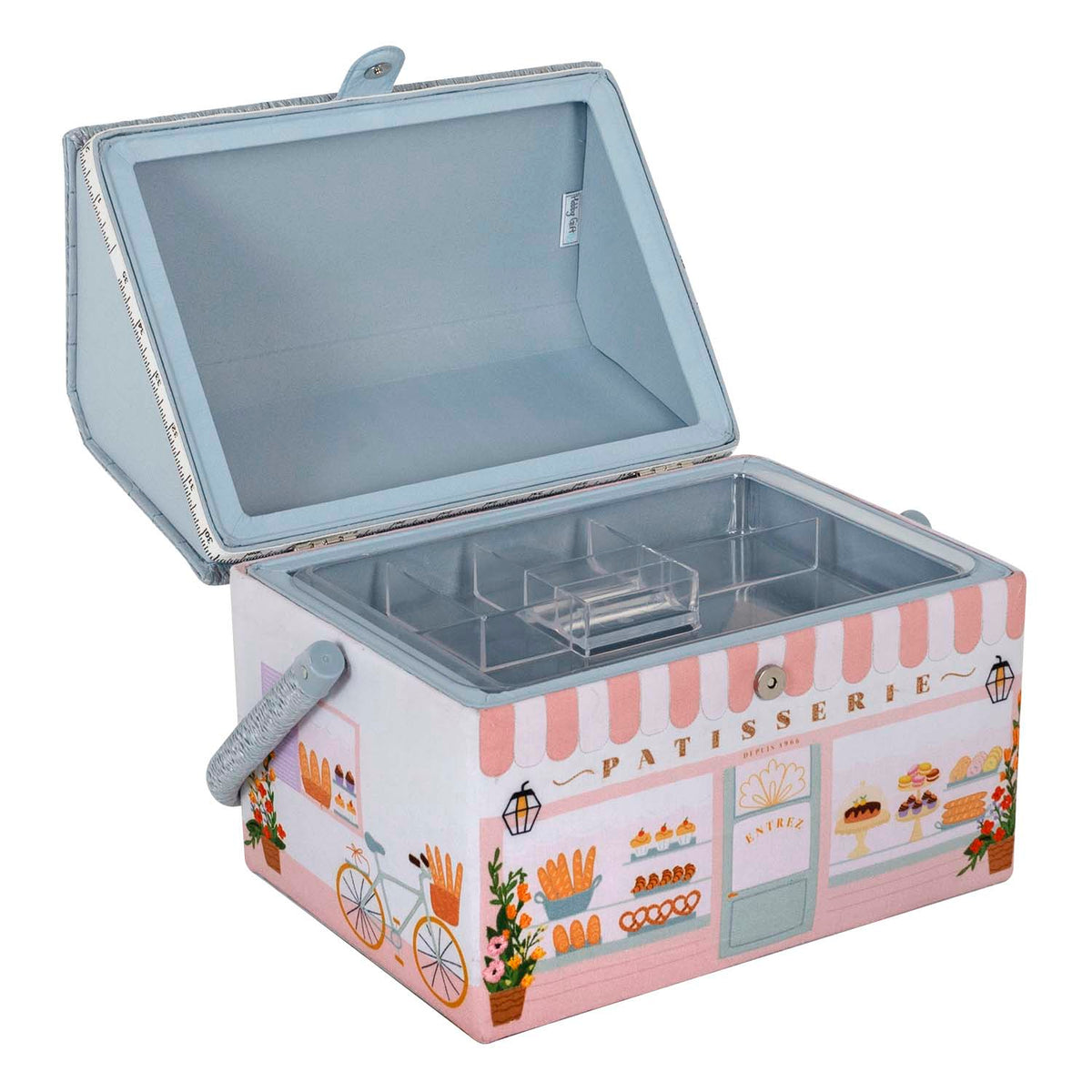 Sewing Box : Embroidered : Patisserie