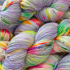 Gilliangladrag Holy Fluff Gold Sparkle Sock Yarn 100g Hand Dyed  : Hopelessly Devoted to You