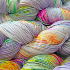 Gilliangladrag Holy Fluff Gold Sparkle Sock Yarn 100g Hand Dyed  : Hopelessly Devoted to You