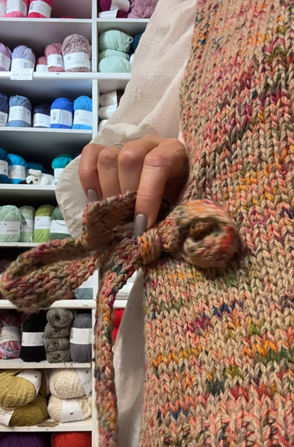 Cosmic Autumn Rebellion : Tie Side Vest : Knitting Pack & Pattern