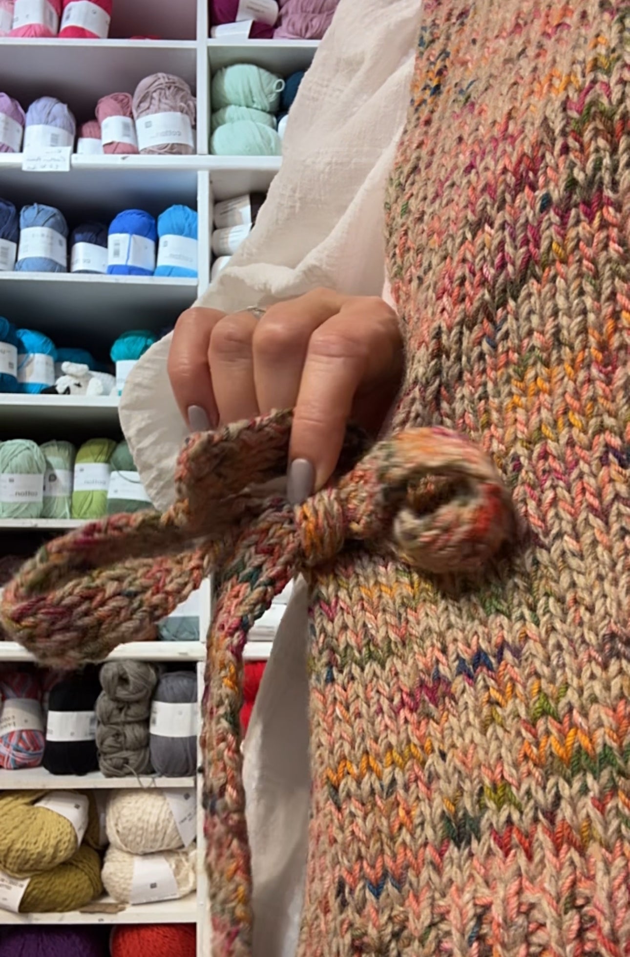 Cosmic Autumn Rebellion : Tie Side Vest : Knitting Pack & Pattern