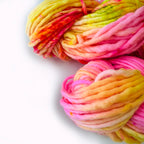 Holy Fluff Hand Dyed Super Chunky 200g : 'Pop Muzik"