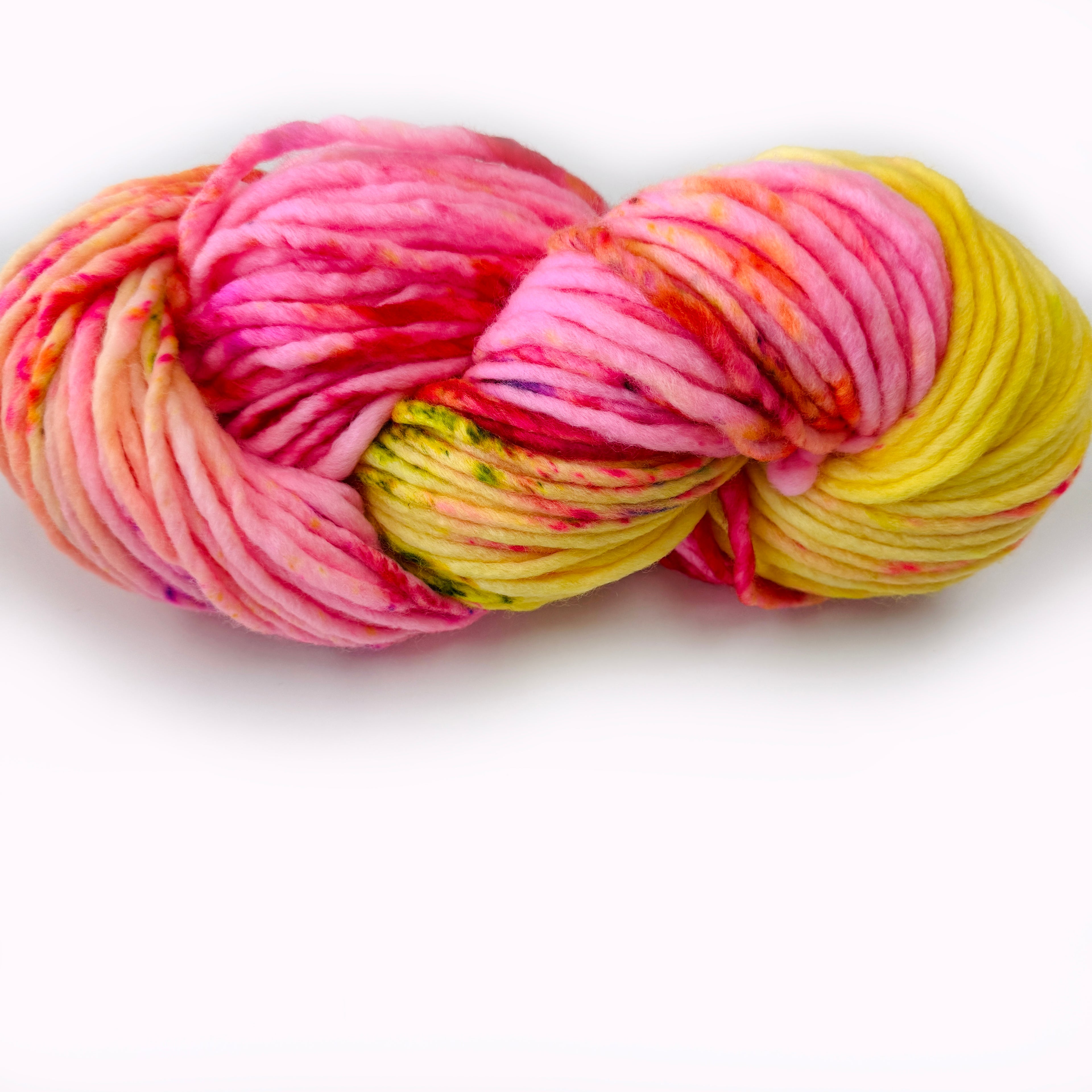 Holy Fluff Hand Dyed Super Chunky 200g : 'Pop Muzik"