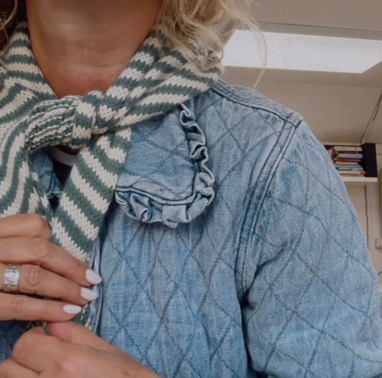 Buoy Bandana Striped Triangle Scarf Knitting Kit