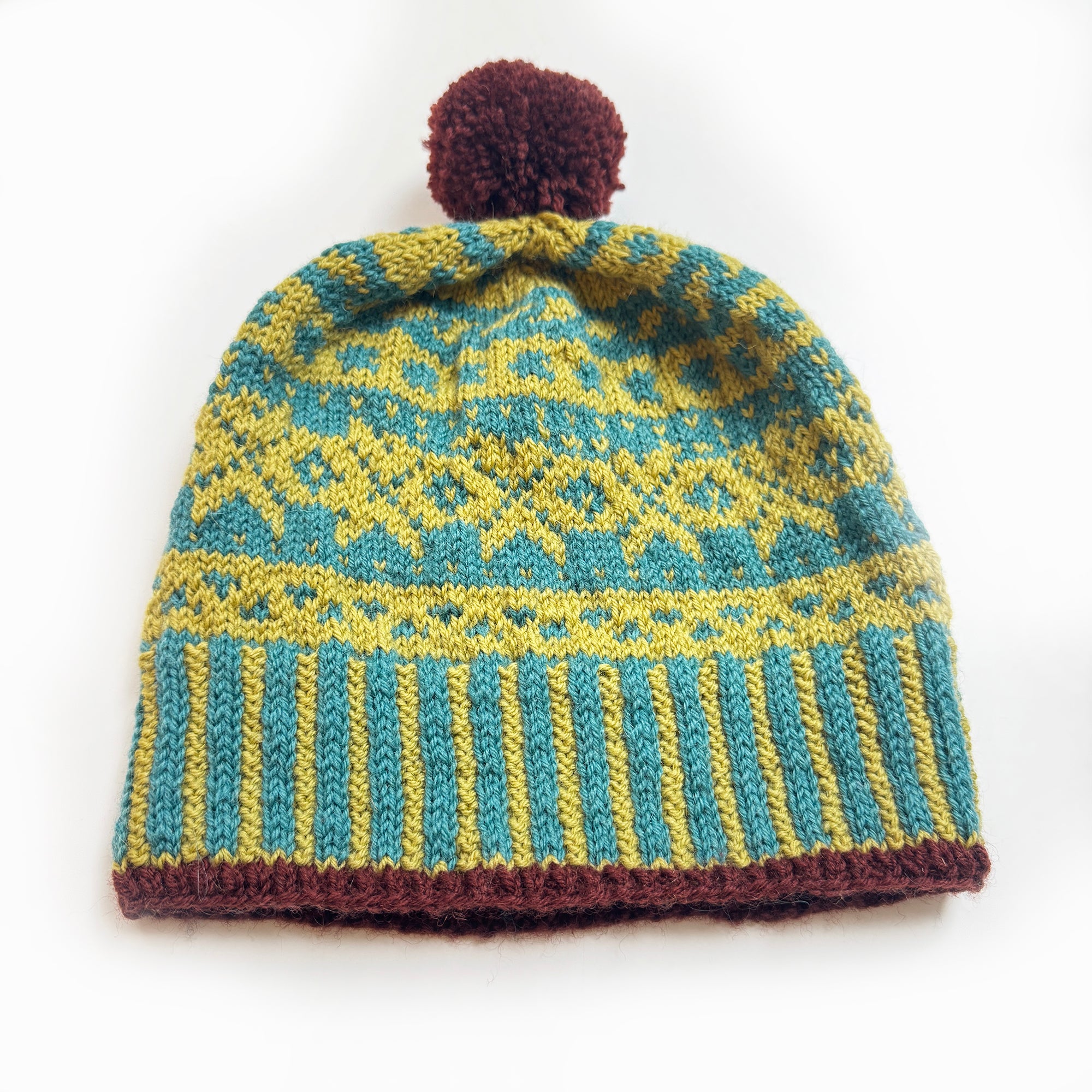 OLOF Fairisle Hat Knitting Kit