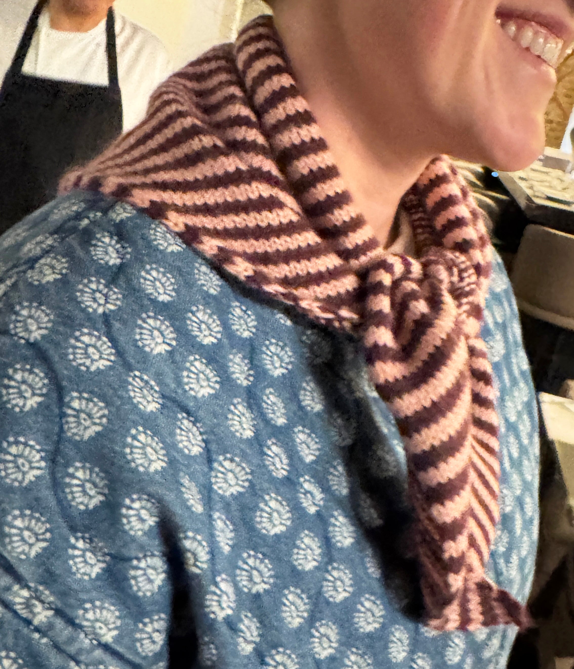 Buoy Bandana Striped Triangle Scarf Knitting Kit