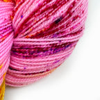 Gilliangladrag Holy Fluff Silver Sparkle Sock Yarn 100g Hand Dyed  : Pop Muzik