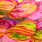 Gilliangladrag Sock Yarn 100g Hand Dyed  : Pop Muzik