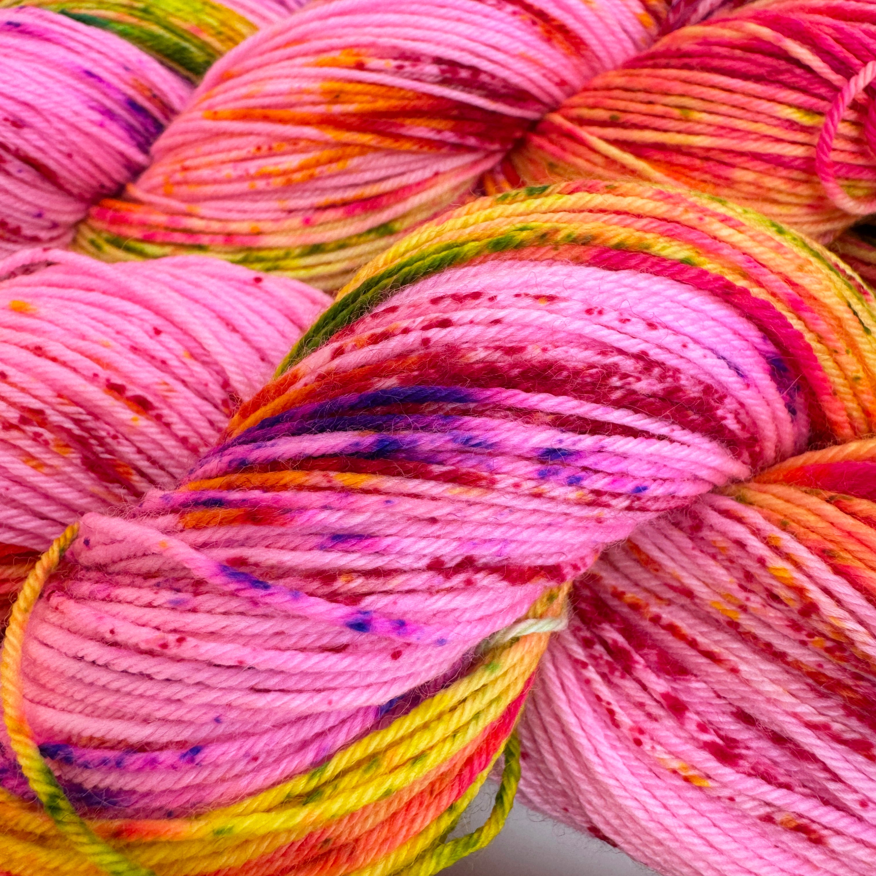 Gilliangladrag Sock Yarn 100g Hand Dyed  : Pop Muzik