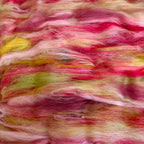 Hand Carded BATT for Spinning & Felting : An English Country Garden 150g