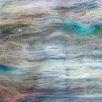 Hand Carded BATT for Spinning & Felting : Cockles & Mussels 175g