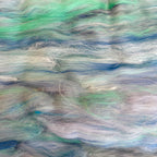 Hand Carded BATT for Spinning & Felting : Cockles & Mussels 175g