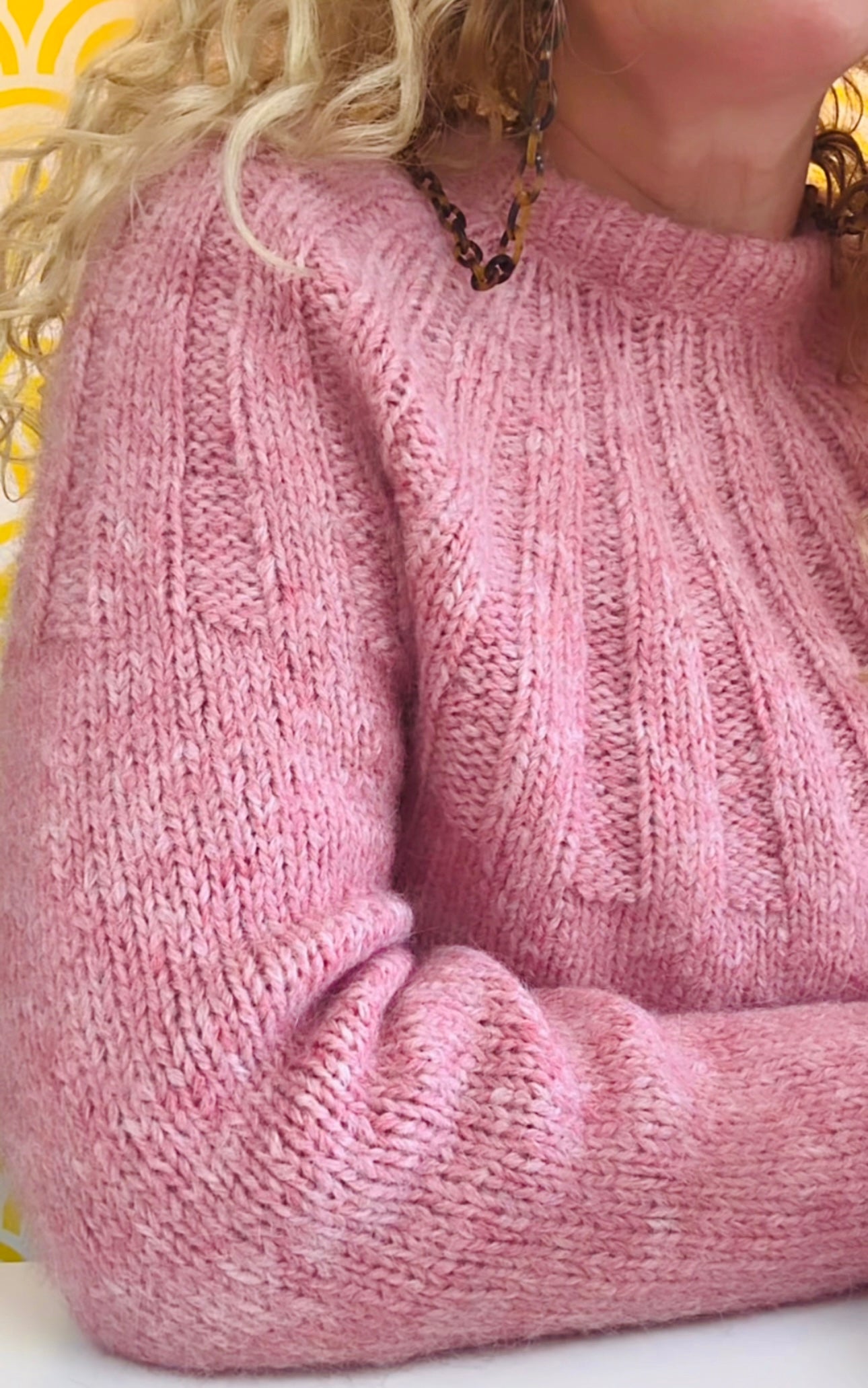 Sunday Sweater Jumper Knitting Kit : Luxury Alpaca Superfine Aran