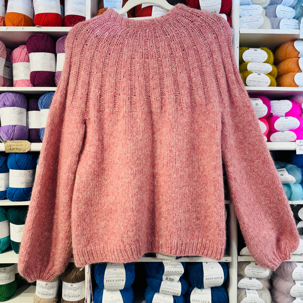 Sunday Sweater Jumper Knitting Kit : Luxury Alpaca Superfine Aran