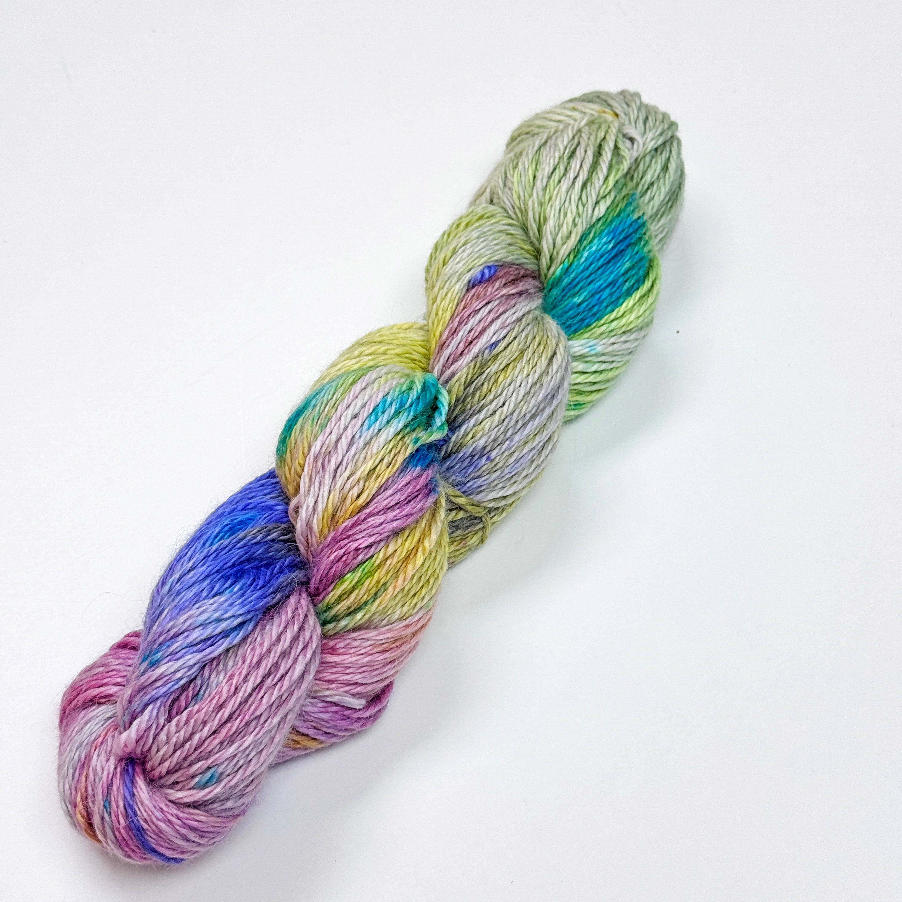 Gilliangladrag Holy Fluff Hand Dyed Alpaca / Silk / Cashmere : Lost in the Magical Garden