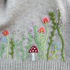 Wool Hand Embroidery on Knitting Workshop