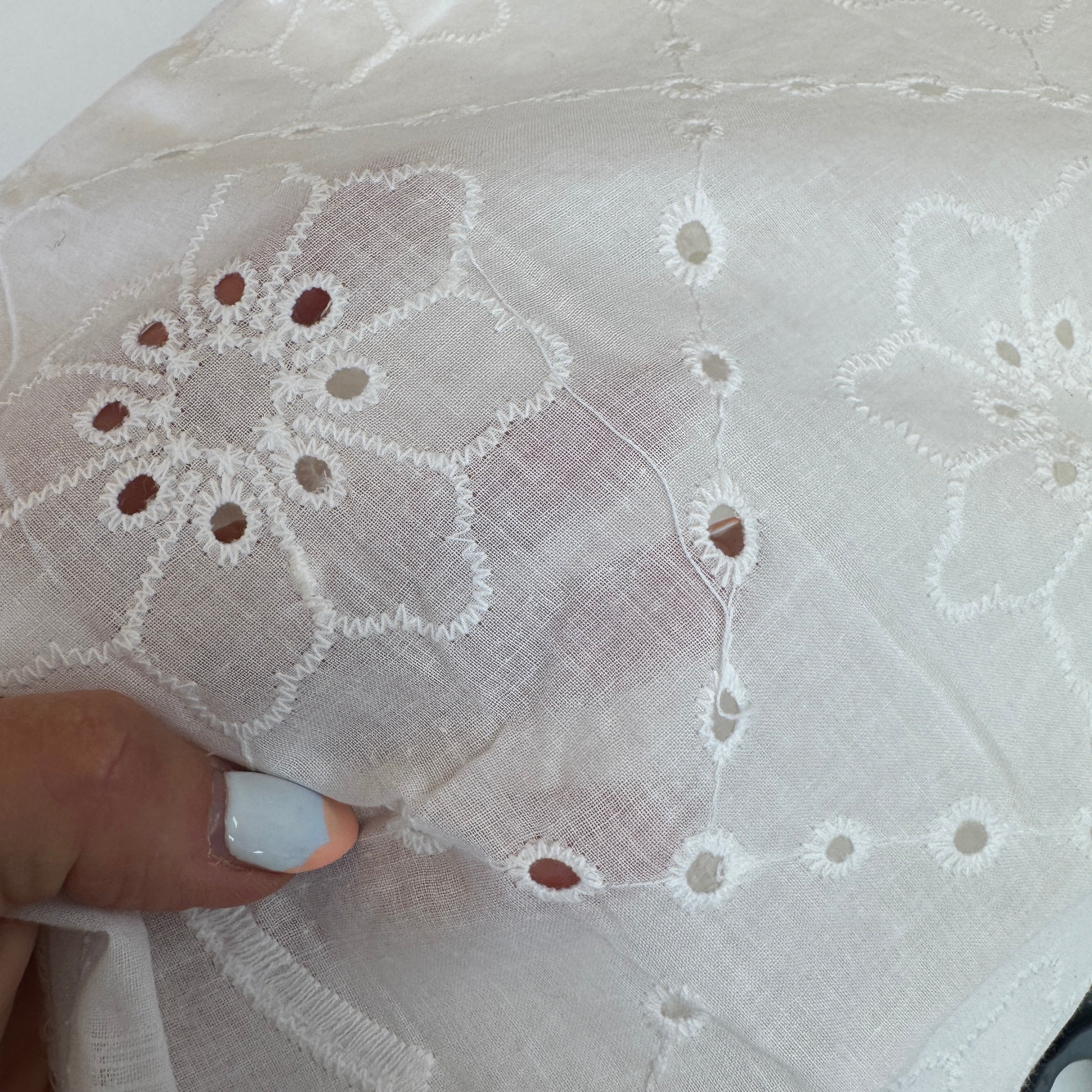 Cotton Anglaise Floral - per metre
