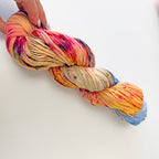 Gilliangladrag Holy Fluff Silver Sparkle Sock Yarn 100g Hand Dyed  : FunkyTown