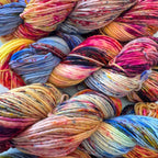 Hand Dyed Merino DK : Gilliangladrag Holy Fluff  : Funkytown