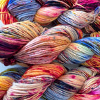 Hand Dyed Merino DK : Gilliangladrag Holy Fluff  : Funkytown