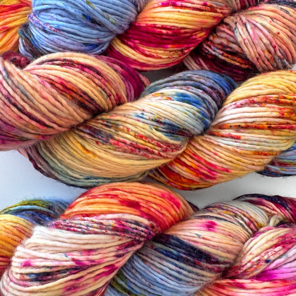 Hand Dyed Merino DK : Gilliangladrag Holy Fluff  : Funkytown