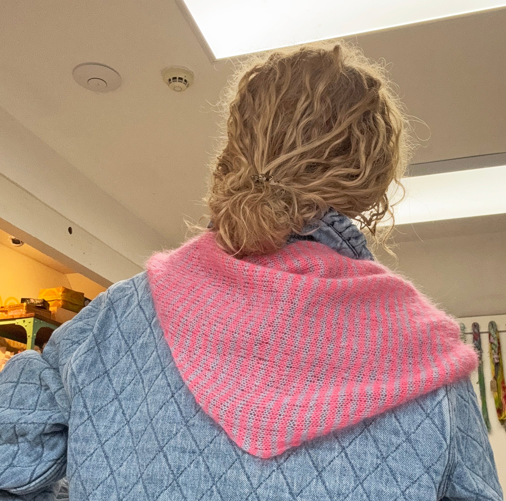 Gilly's KidSilk Stripe Bandana Knitting Kit Pack