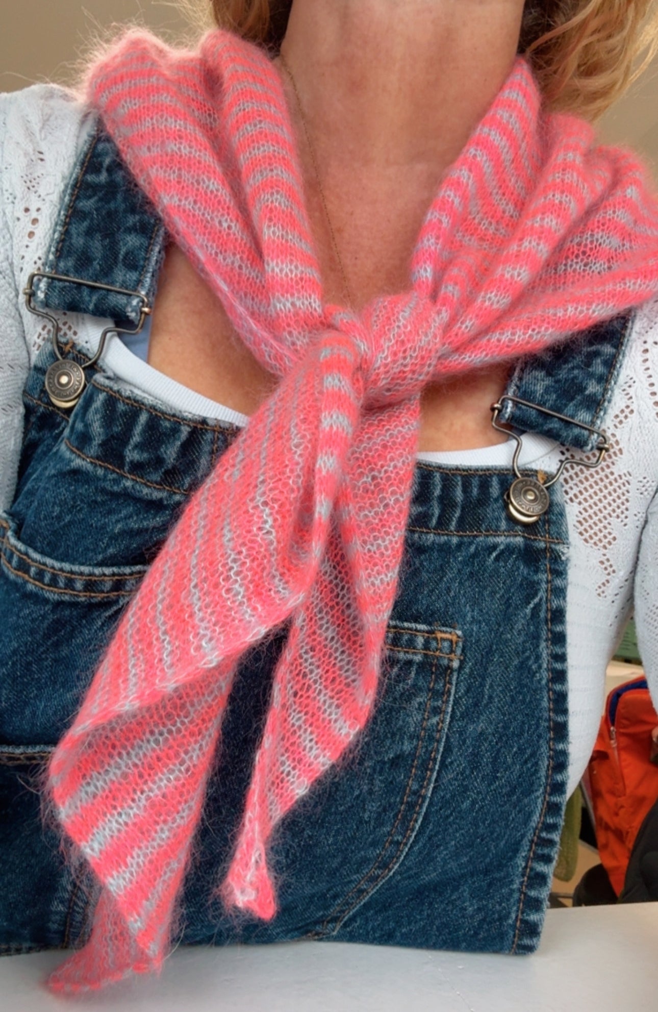 Gilly's KidSilk Stripe Bandana Knitting Kit Pack