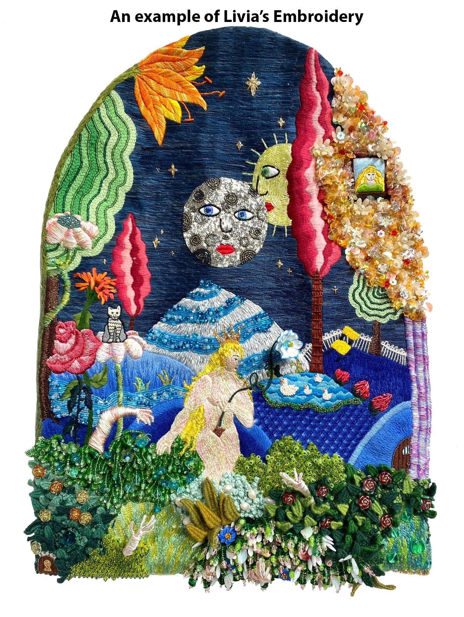 Feltbroidery : Felting Pictures + Embroidery Workshop