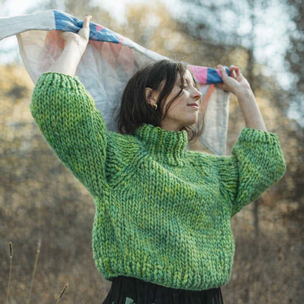 Strathcona Sweater Knitting Kit Pack
