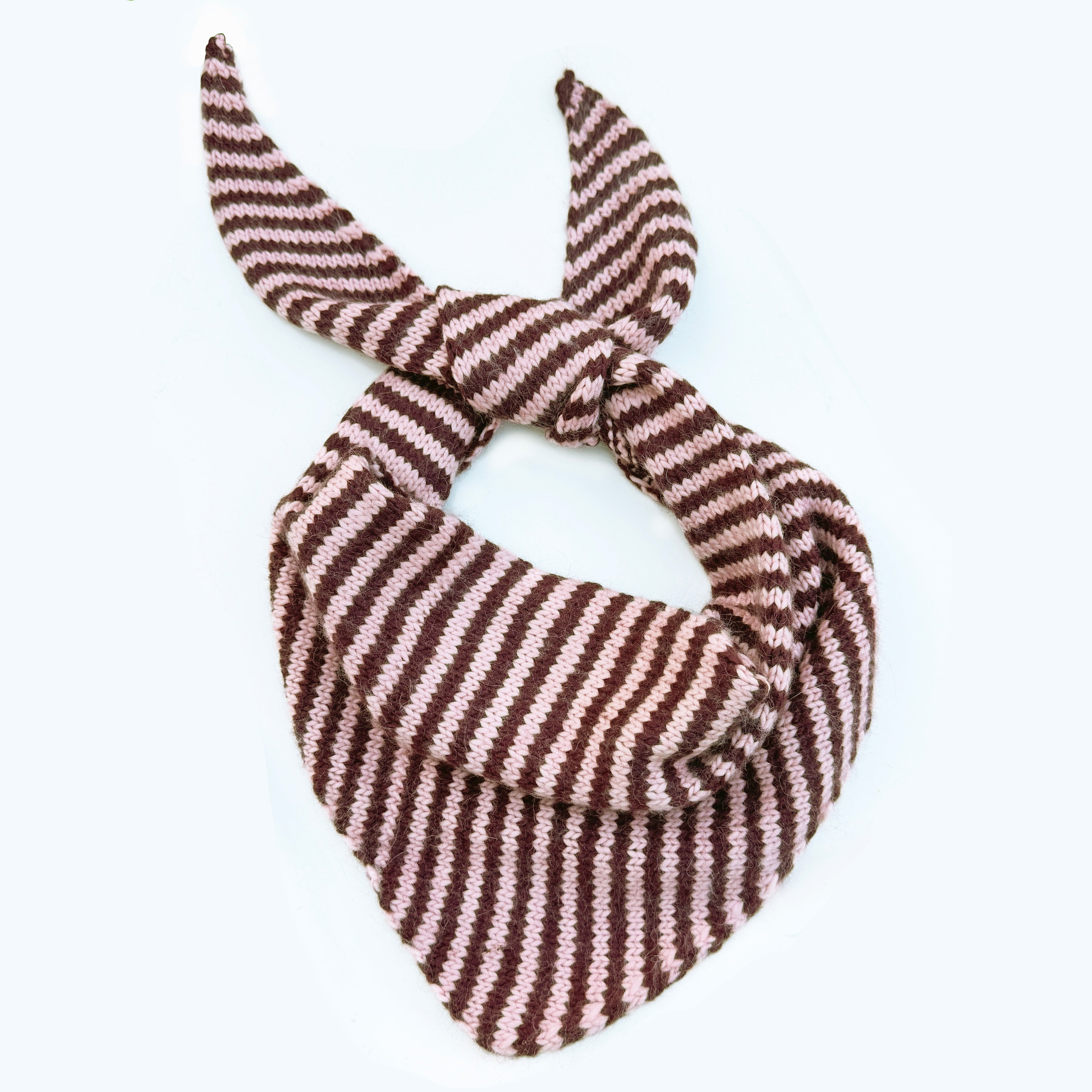 Buoy Bandana Striped Triangle Scarf Knitting Kit