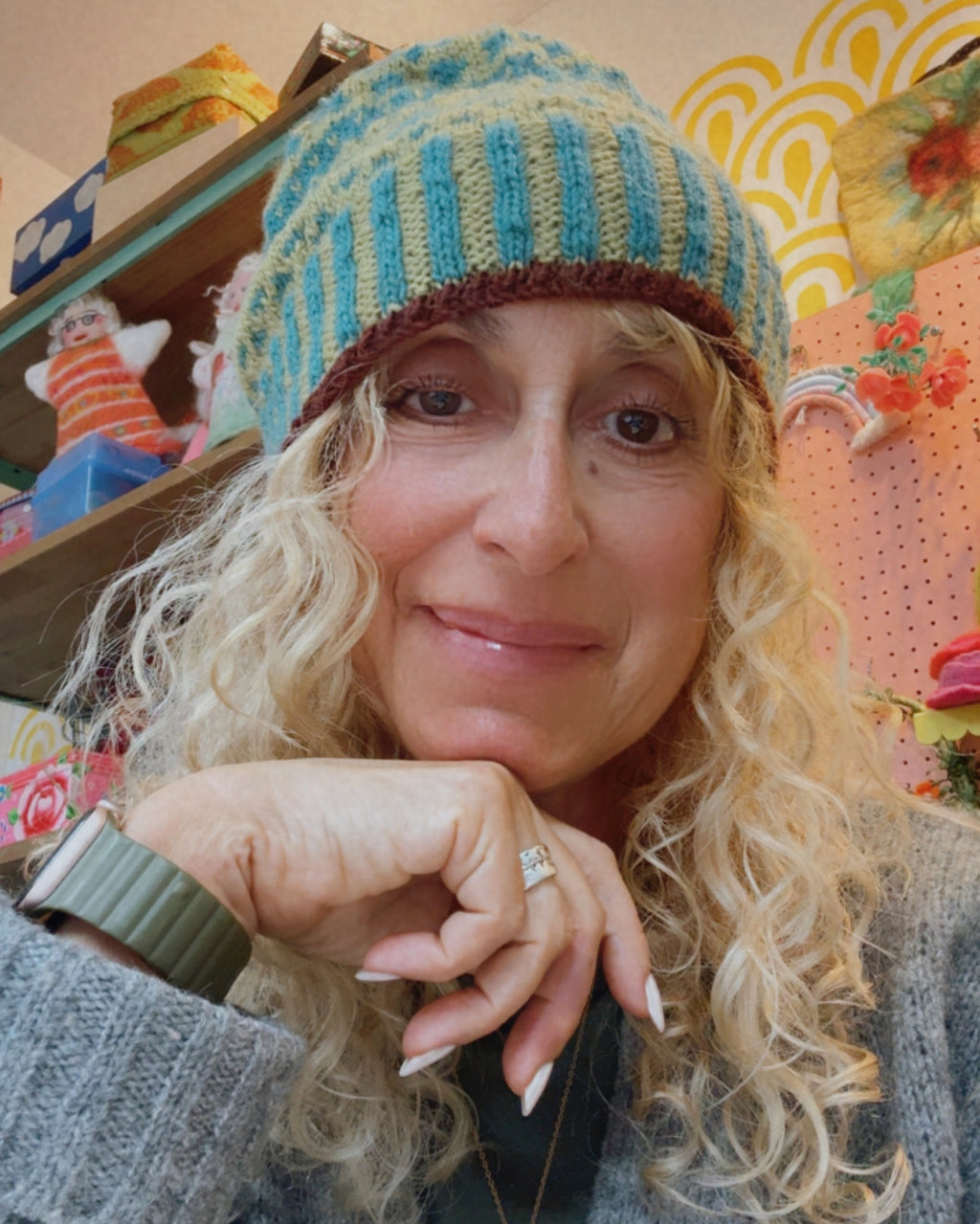 OLOF Fairisle Hat Knitting Kit